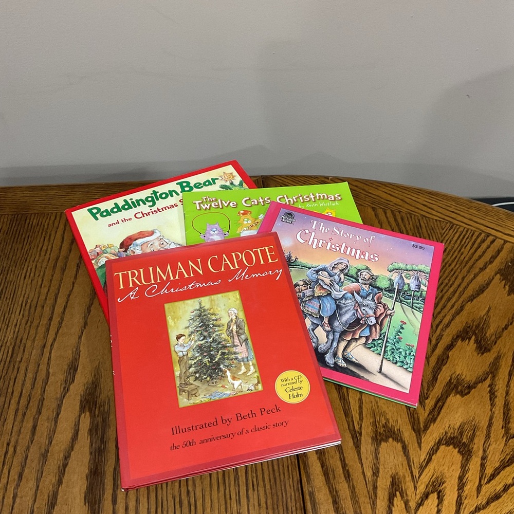 Christmas Books: Christmas Memory +CD, Story Christmas, 12 Cats, Paddington Bear